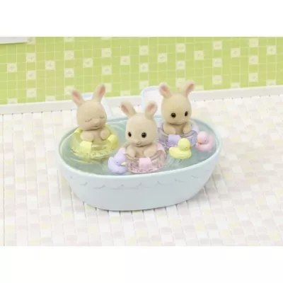 Figurines miniatures - SYLVANIAN FAMILIES - 5707 - Les triplés Lapin