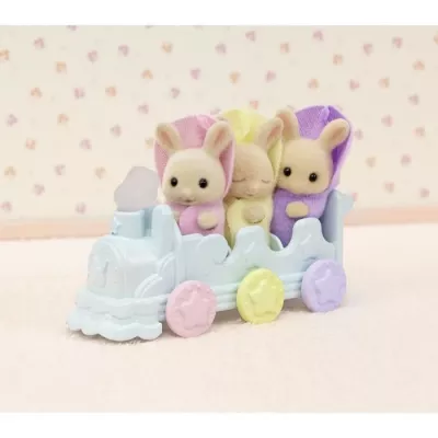 Figurines miniatures - SYLVANIAN FAMILIES - 5707 - Les triplés Lapin