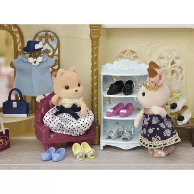 Figurines miniatures - SYLVANIAN FAMILIES - La valisette de mode et gr