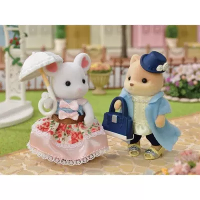 Figurines miniatures - SYLVANIAN FAMILIES - La valisette de mode et gr