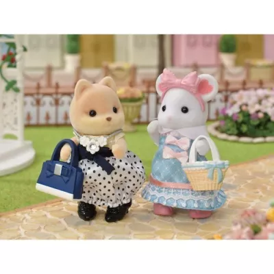 Figurines miniatures - SYLVANIAN FAMILIES - La valisette de mode et gr