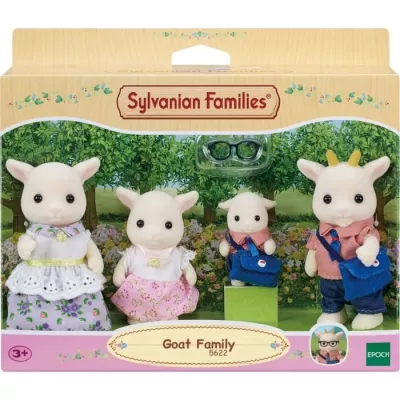 Figurines miniatures - SYLVANIAN FAMILIES - La famille Chevre - 4 pers