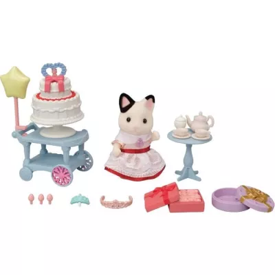 Figurines miniatures - SYLVANIAN FAMILIES - 5646 - La fille Chat bicol