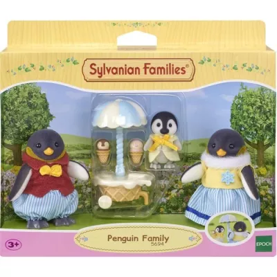 Poupée - SYLVANIAN FAMILIES - La famille Pingouin - Blanc - Multicolo