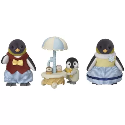 Poupée - SYLVANIAN FAMILIES - La famille Pingouin - Blanc - Multicolo