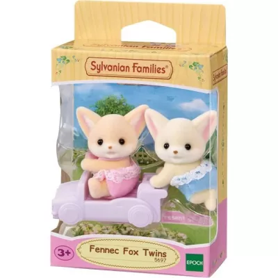 Poupée - SYLVANIAN FAMILIES - Les jumeaux Fennec - Modele 5697 - Mult