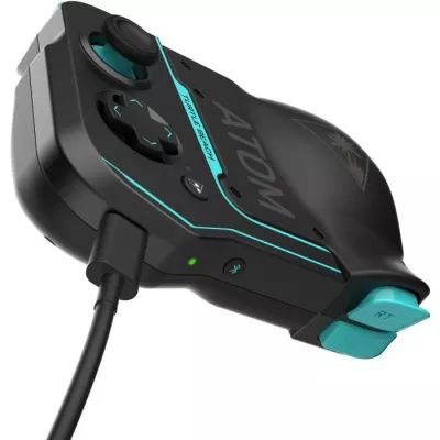 Turtle Beach Atom Noir, Cyan Bluetooth Manette de jeu Analogique/Numérique Android