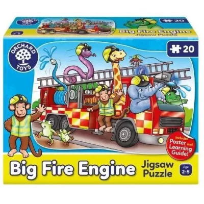 Puzzle de grande camion de pompiers - ORCHARD - 20 p