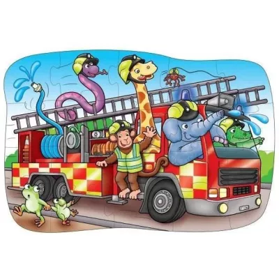 Puzzle de grande camion de pompiers - ORCHARD - 20 p