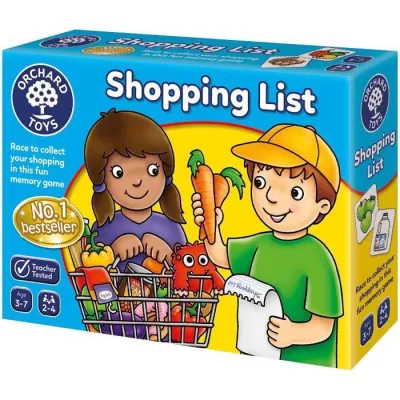 Orchard Toys - Jeu de Liste de Courses Shopping - Amusant et Educatif