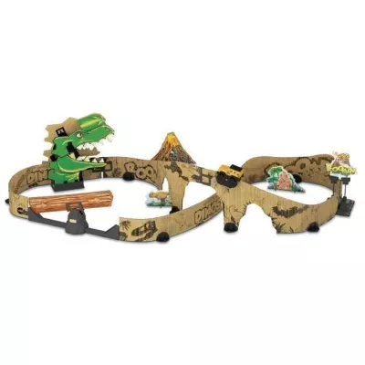 Circuit de course en carton - VTECH - CAR-BOARD RACERS - DINO ADVENTUR