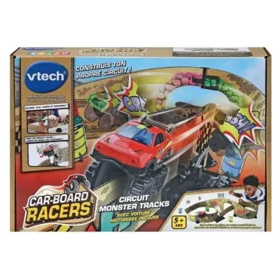 Circuit de course en carton VTECH CAR-BOARD RACERS - CIRCUIT MONSTER T