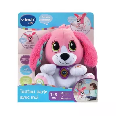 VTECH BABY - Toutou parle avec moi - Rose