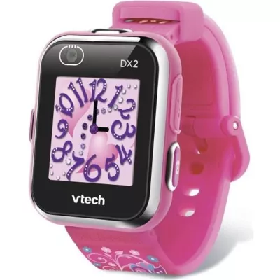 VTECH - Kidizoom Smartwatch Connect DX2 Rose - Montre Photos et Vidéo