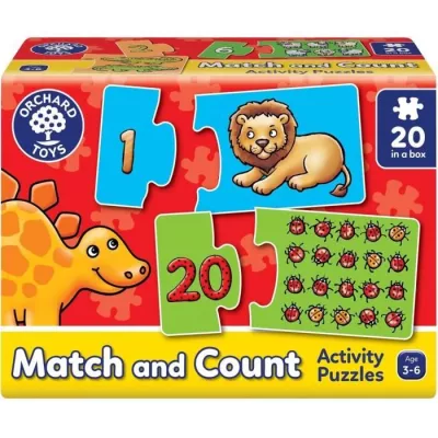 Fun Learning Game: Smart Puzzle - ORCHARD - Match and Count