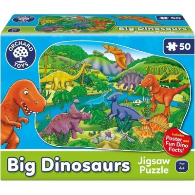 Fun Dino Puzzle: Orchard 50-Piece - Develops Skills