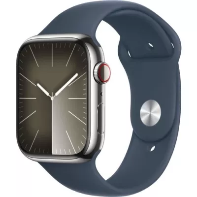 Apple Watch Series 9 GPS + Cellular - 45mm - Boîtier Acier Argent -