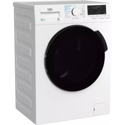 Beko HTE8614YBST machine à laver avec sèche linge Pose libre Charge avant Blanc E