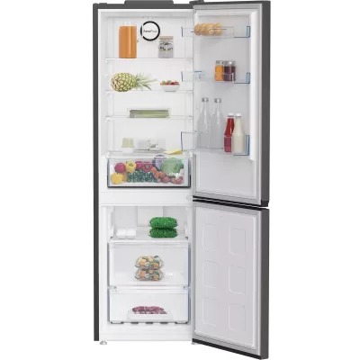 Beko B1RCNE364G fridge-freezer Freestanding 316 L E Gray