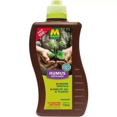 Humus fertilisant pour un jardin florissant - 1L