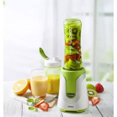 DOMO 2 in 1 Mixer: 300W Green Blender | Compact Design