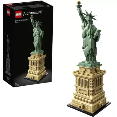 LEGO Architecture 21042 La Statue de la Liberté - Jeu d'assemblage fascinant