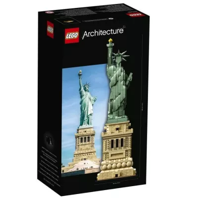 LEGO Architecture 21042 La Statue de la Liberté - Jeu d'assemblage fascinant