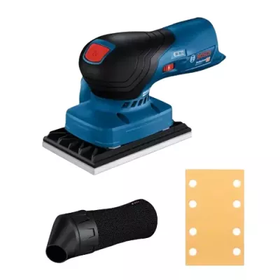 Bosch GSS 12V-13 PROFESSIONAL Ponceuse orbitale aléatoire 1000 tr min 2000 OPM Noir, Bleu, Rouge