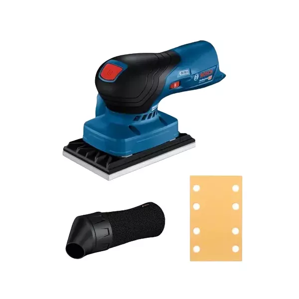 Bosch GSS 12V-13 PROFESSIONAL Ponceuse orbitale aléatoire 1000 tr/min 2000 OPM Noir, Bleu, Rouge