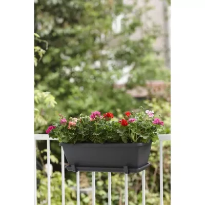 Soucoupe Jardinière Barcelona Anthracite 50 cm - Pratique et élégante