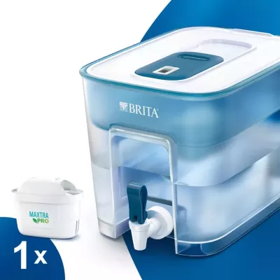 Brita Flow Filtre pour distributeur d'eau 8,2 L Bleu, Transparent