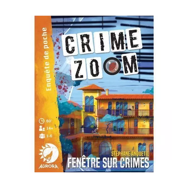 Aurora Jeu de stratégie Crime Zoom Fenetre sur crime - 9782491629045