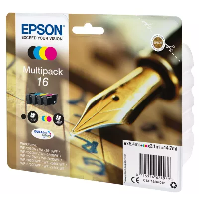 Epson Pen and crossword Multipack "Stylo à plume" 16 - Encre DURABrite Ultra N,C,M,J