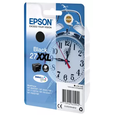 Epson Alarm clock Cartouche "Réveil" 27XXL - Encre DURABrite Ultra N