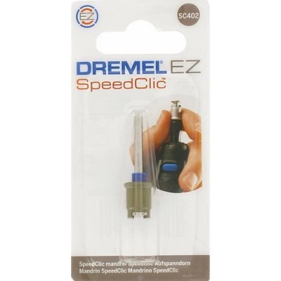 Adaptateur Mandrin SpeedClic DREMEL S402 - Gris - Garantie 2 ans