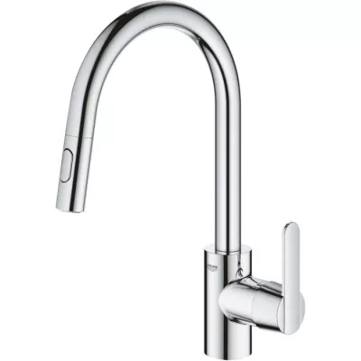 GROHE Robinet de cuisine évier Get, robinet avec douchette extractibl