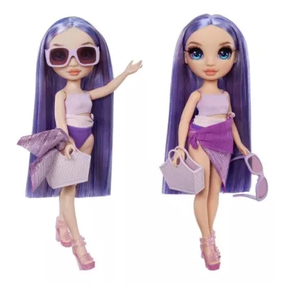 Rainbow High Swim & Style - Jointed mannequin doll 27 cm - Violet (Vio