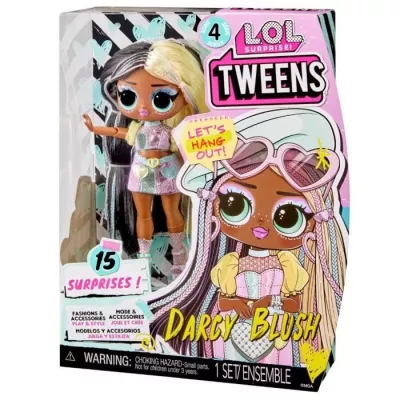 LOL Surprise Tweens S4 Doll - Darcy Blush doll 17 cm - Surprise access