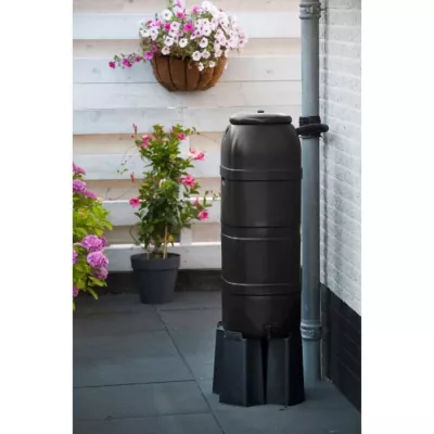 NATURE Récupérateur d'eau kit - 100 litres - Forme colonne - Traité