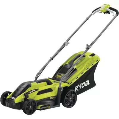 Tondeuse électrique 1300W 33cm de coupe RYOBI RLM13E33S - 5 réglages