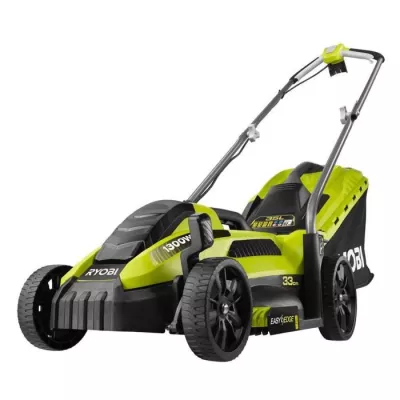 Tondeuse électrique 1300W 33cm de coupe RYOBI RLM13E33S - 5 réglages