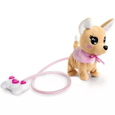 Peluche Chihuahua Chi Chi Love Loomy - 20 cm - Peluche filoguidée - P