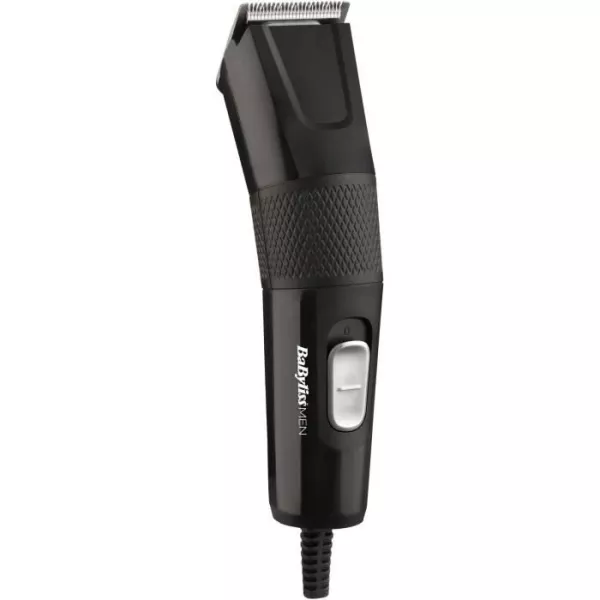 BABYLISS E756E - Corded Power Hair Clipper - XL 45mm Blades - 9 cutting heights - Quick cleaning - Black