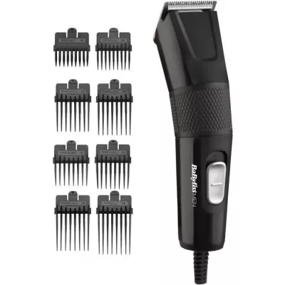 BABYLISS E756E - Corded Power Hair Clipper - XL 45mm Blades - 9 cuttin