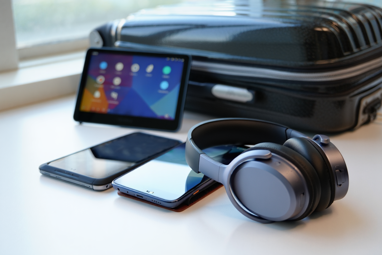 Ensemble de produits high-tech premium