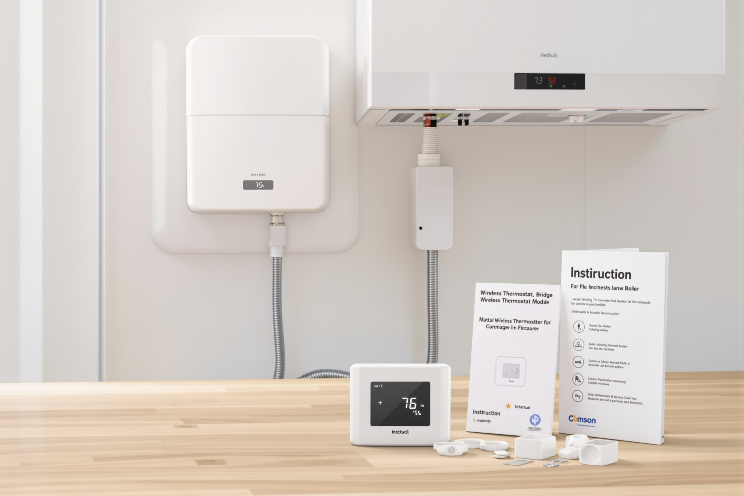 Installation thermostat connecté avecchaudière gaz