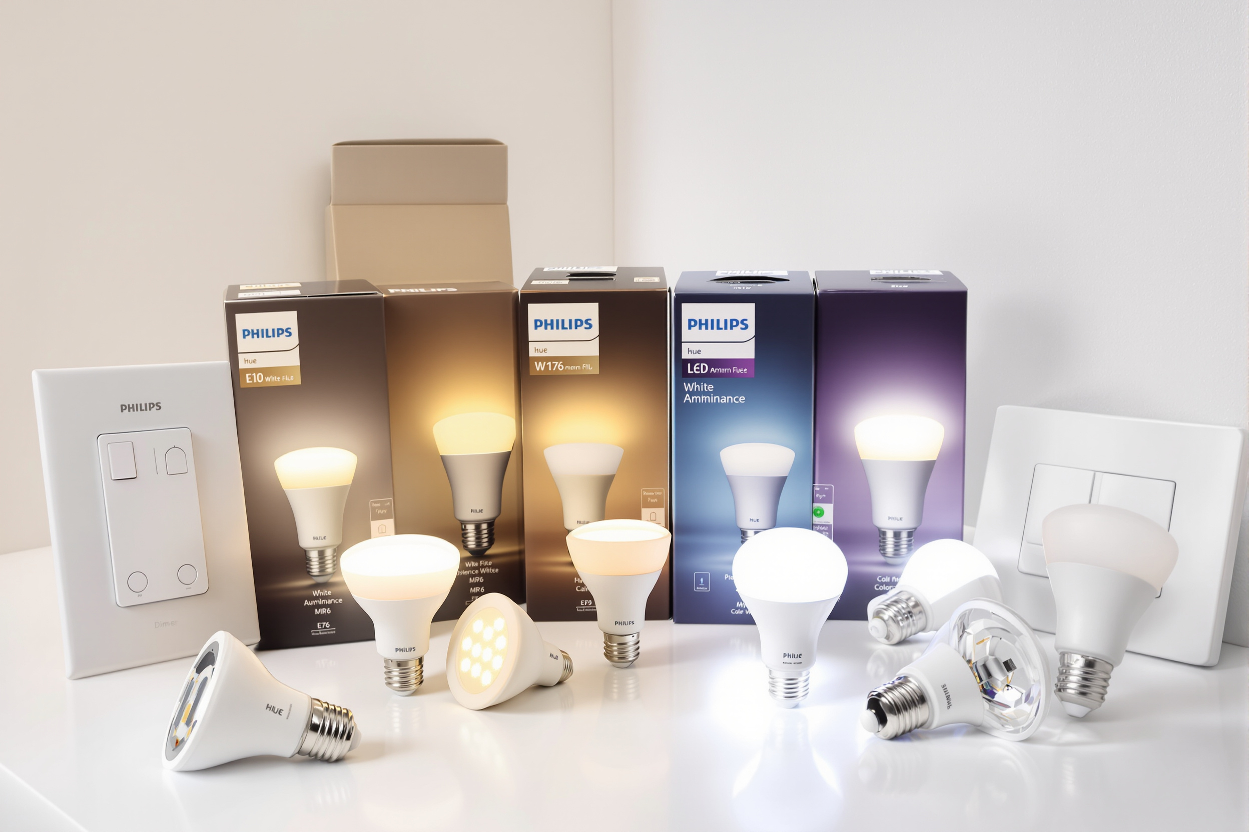 Gamme d'ampoules connectées Philips Hue