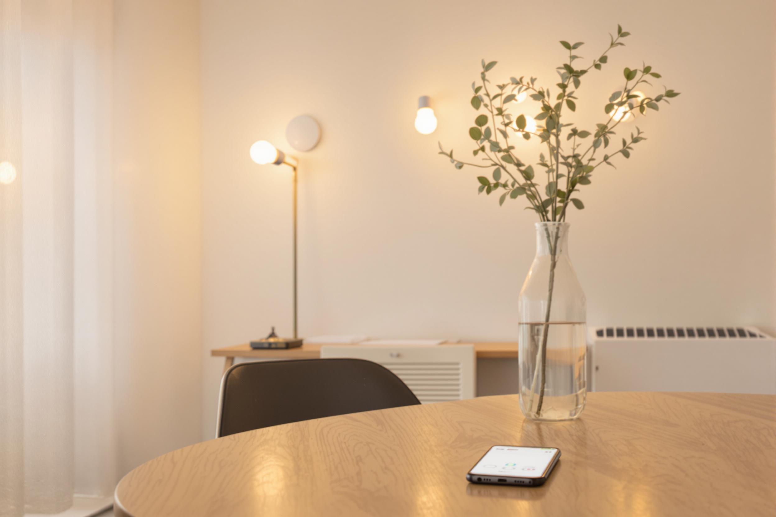 Éclairage intelligent avec ampoules connectées