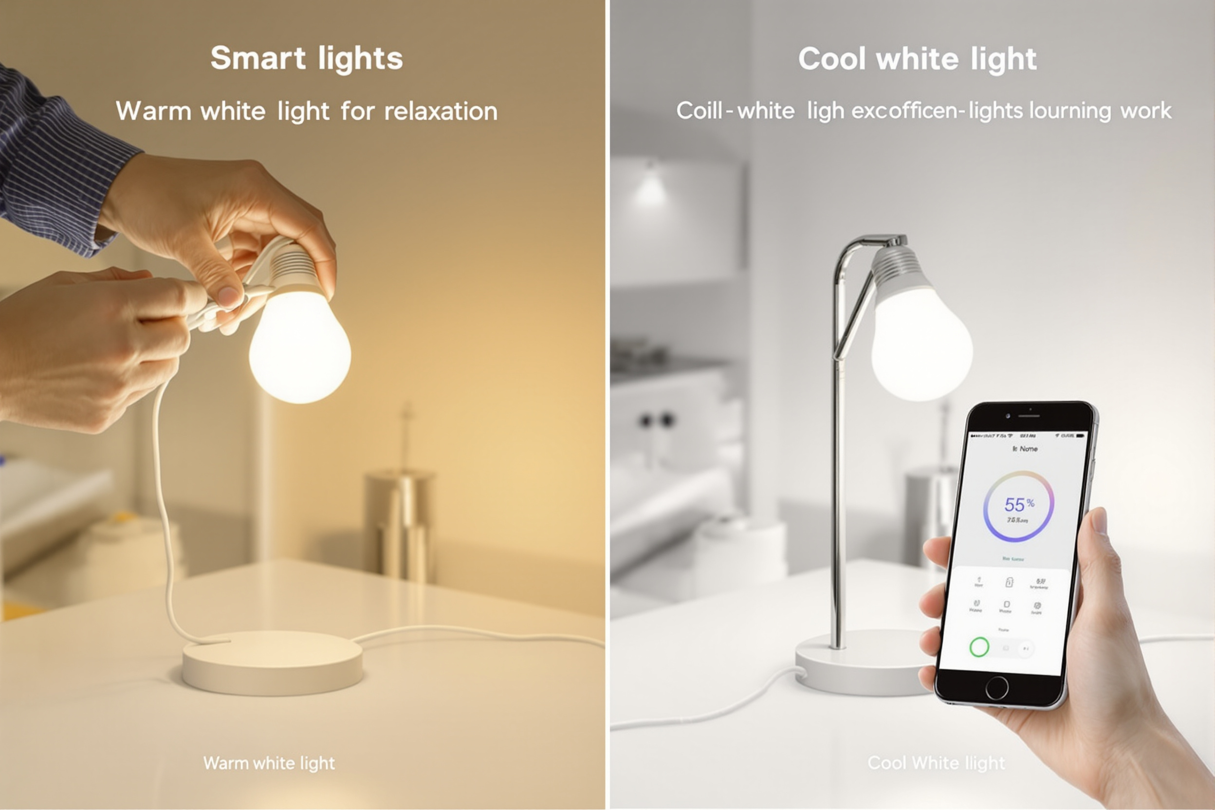 Installation d'ampoules connectées étape par étape