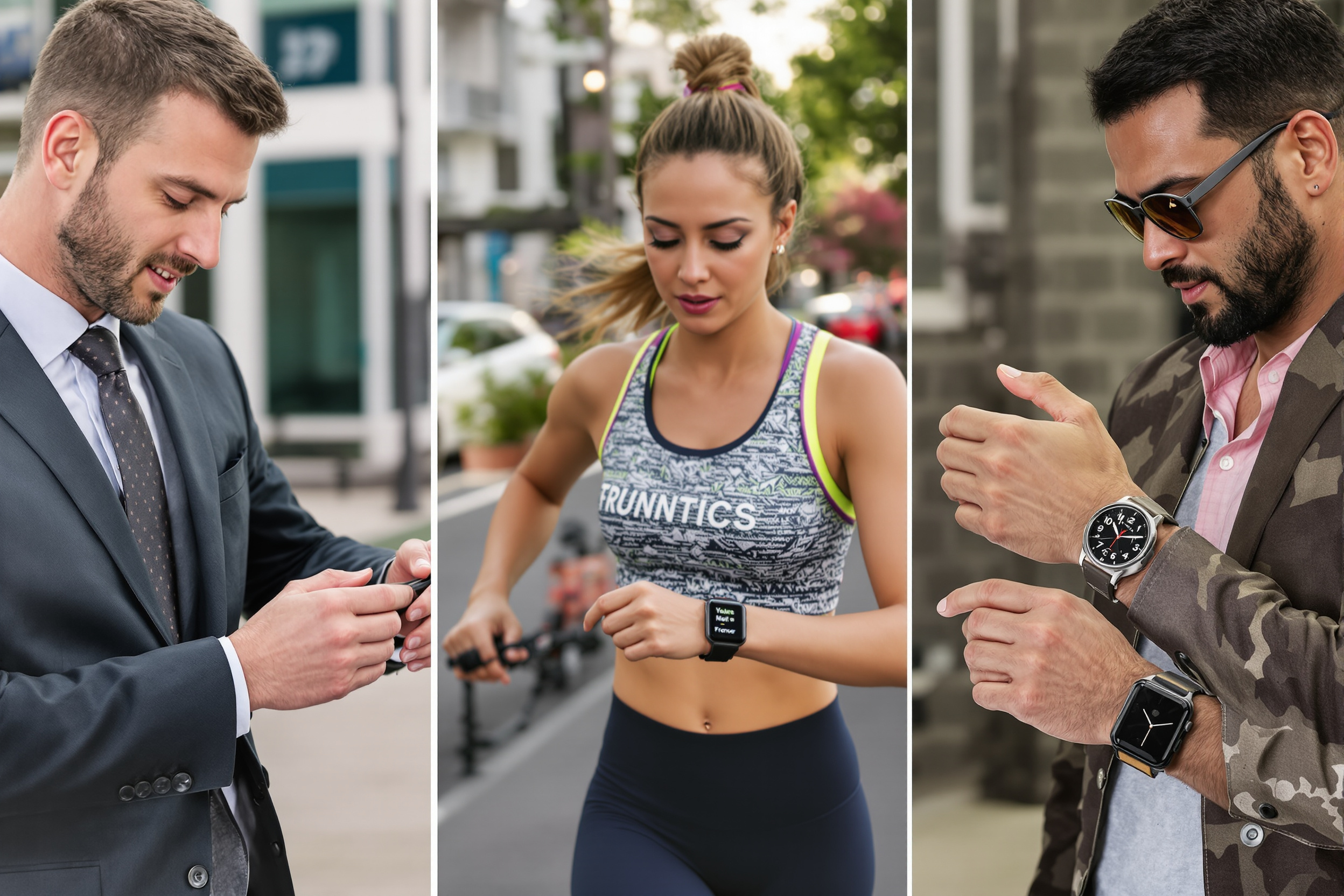 Différents profils d'utilisateurs de montres connectées